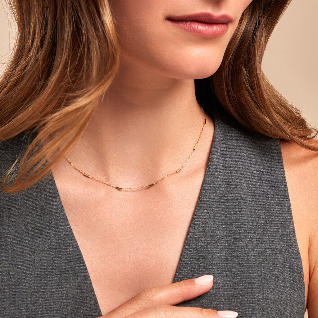 Collier Rain Or Jaune - Colliers Femme | Histoire d’Or