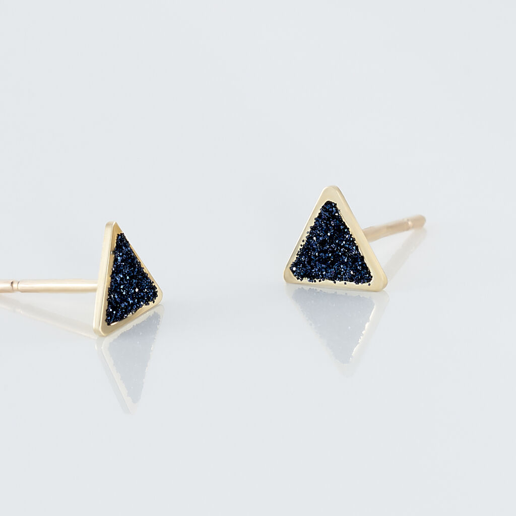 Boucles D'oreilles Puces Yora Or Jaune - Clous d'oreilles Femme | Histoire d’Or