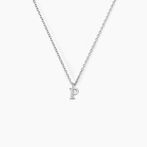 Collier Neruda Argent Blanc Oxyde De Zirconium - Colliers fantaisie Femme | Histoire d&rsquo;Or