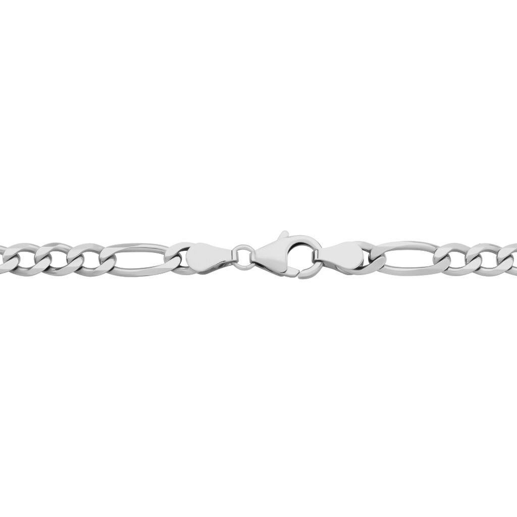 Collier Vivian Argent Blanc - Chaines Homme | Histoire d’Or