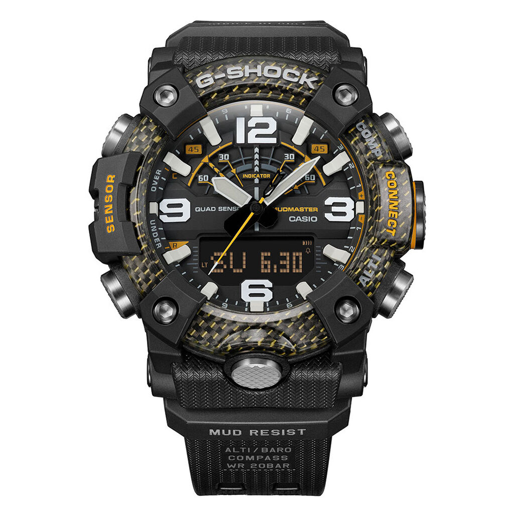 Montre Hybride Casio G-shock Mudmaster Noir - Montres connectées Homme | Histoire d’Or