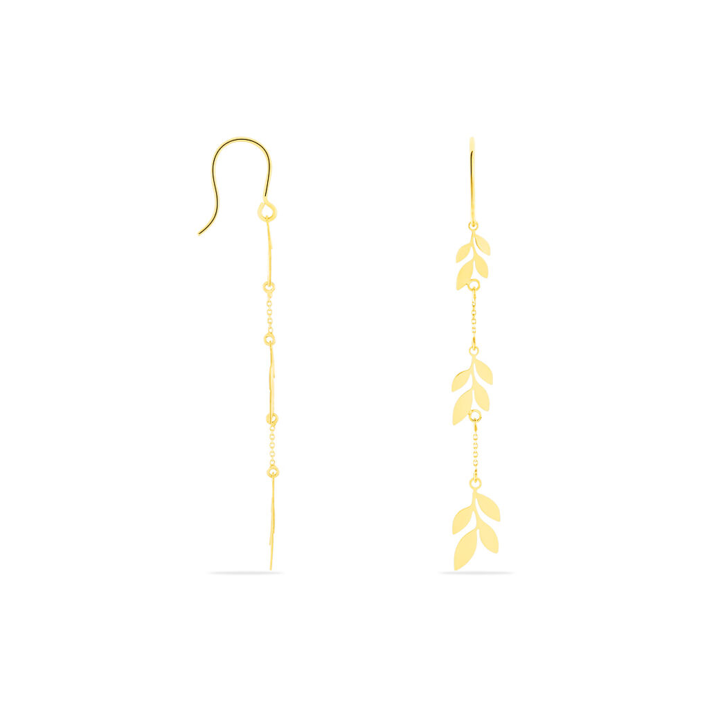 Boucles D'oreilles Pendantes Edinna Or Jaune - Boucles d'oreilles pendantes Femme | Histoire d’Or