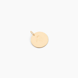 Pendentif Pastille Or Jaune - Cadeaux de naissance Enfant | Histoire d’Or