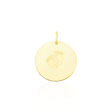 Pendentif Pastille Or Jaune - Cadeaux de naissance Enfant | Histoire d’Or
