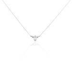 Collier Argent Blanc Afonso Oxyde De Zirconium - Colliers fantaisie Femme | Histoire d&rsquo;Or