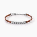 Bracelet Cuir De Vache Marron - Bracelets Cuir Homme | Histoire d&rsquo;Or