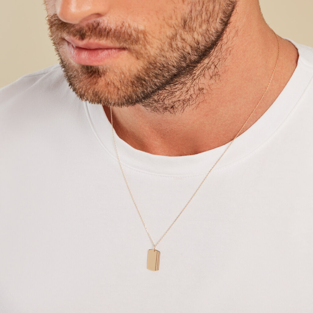 Collier Neal Or Jaune - Colliers Homme | Histoire d’Or
