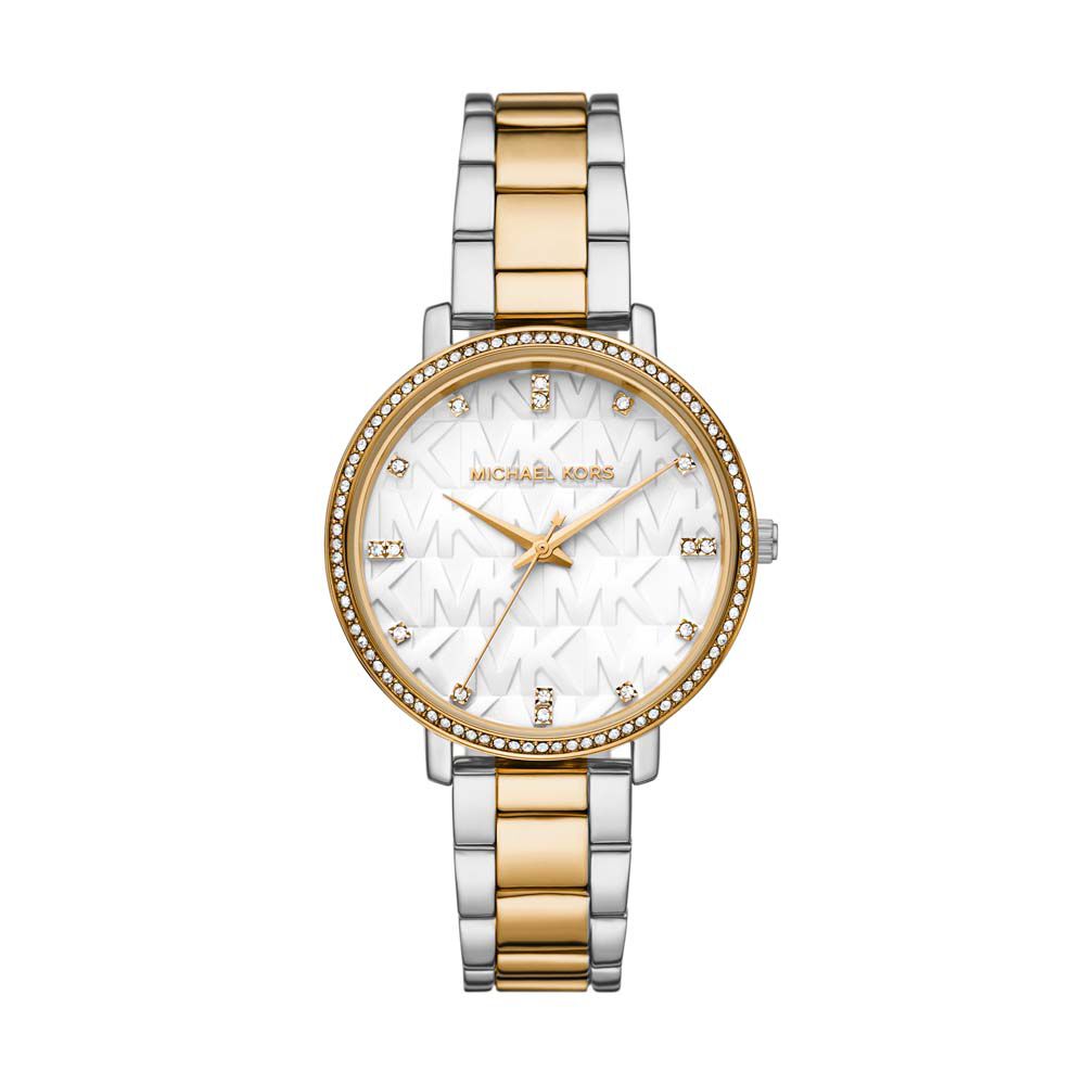 Michael Kors Montre pour Femme Jaryn Mouvement à Trois Aiguilles Boîtier  en Acier Inoxydable Doré de 36 mm avec Bracelet en Acier Inoxydable MK3784   Amazonfr Mode