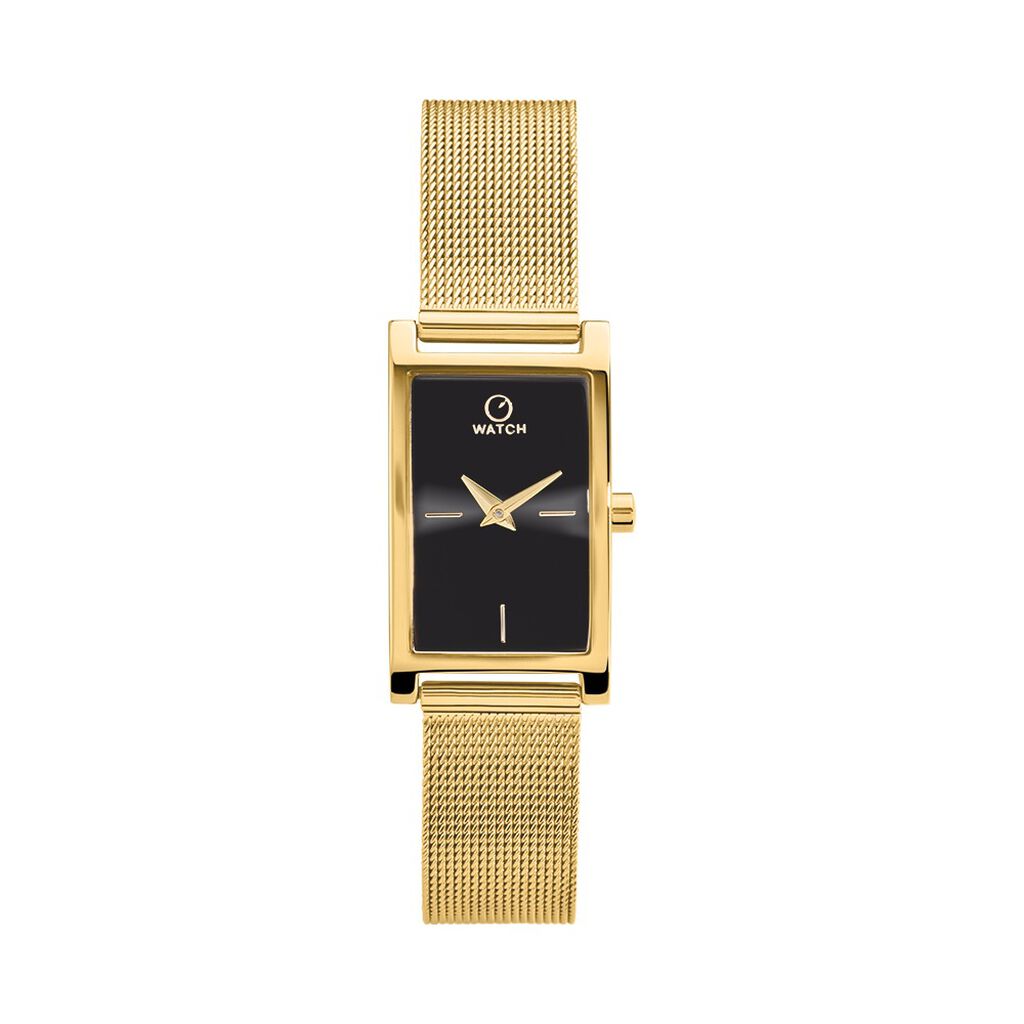 Montre O Watch Oblong Noir