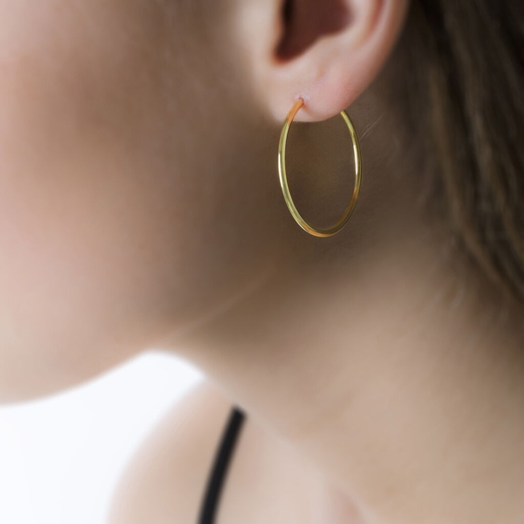 Créoles Valencina Or Jaune - Boucles d'oreilles créoles Femme | Histoire d’Or
