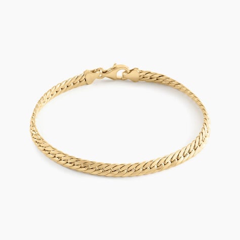 Bracelet Or Jaune Izel Maille Anglaise - Bracelets chaîne Femme | Histoire d’Or
