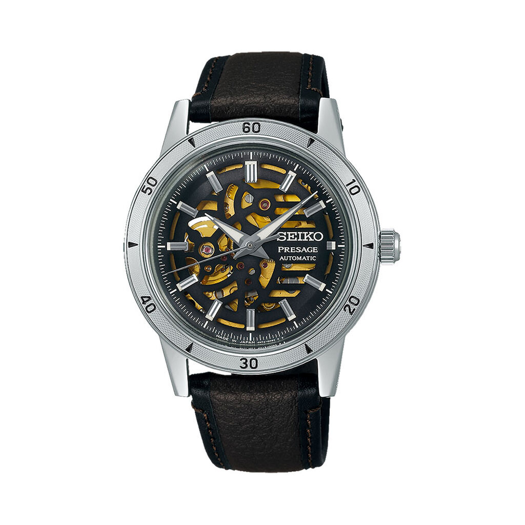 Montre Seiko Presage Marron - Montres Homme | Histoire d’Or