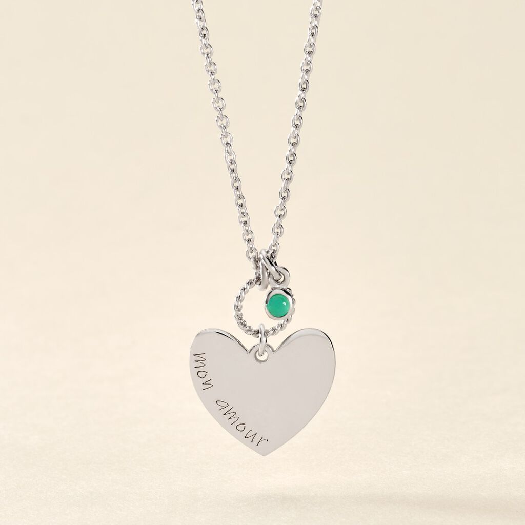 Collier Argent Pero Onyx - Colliers doubles et triples cha&icirc;nes Femme | Histoire d&rsquo;Or