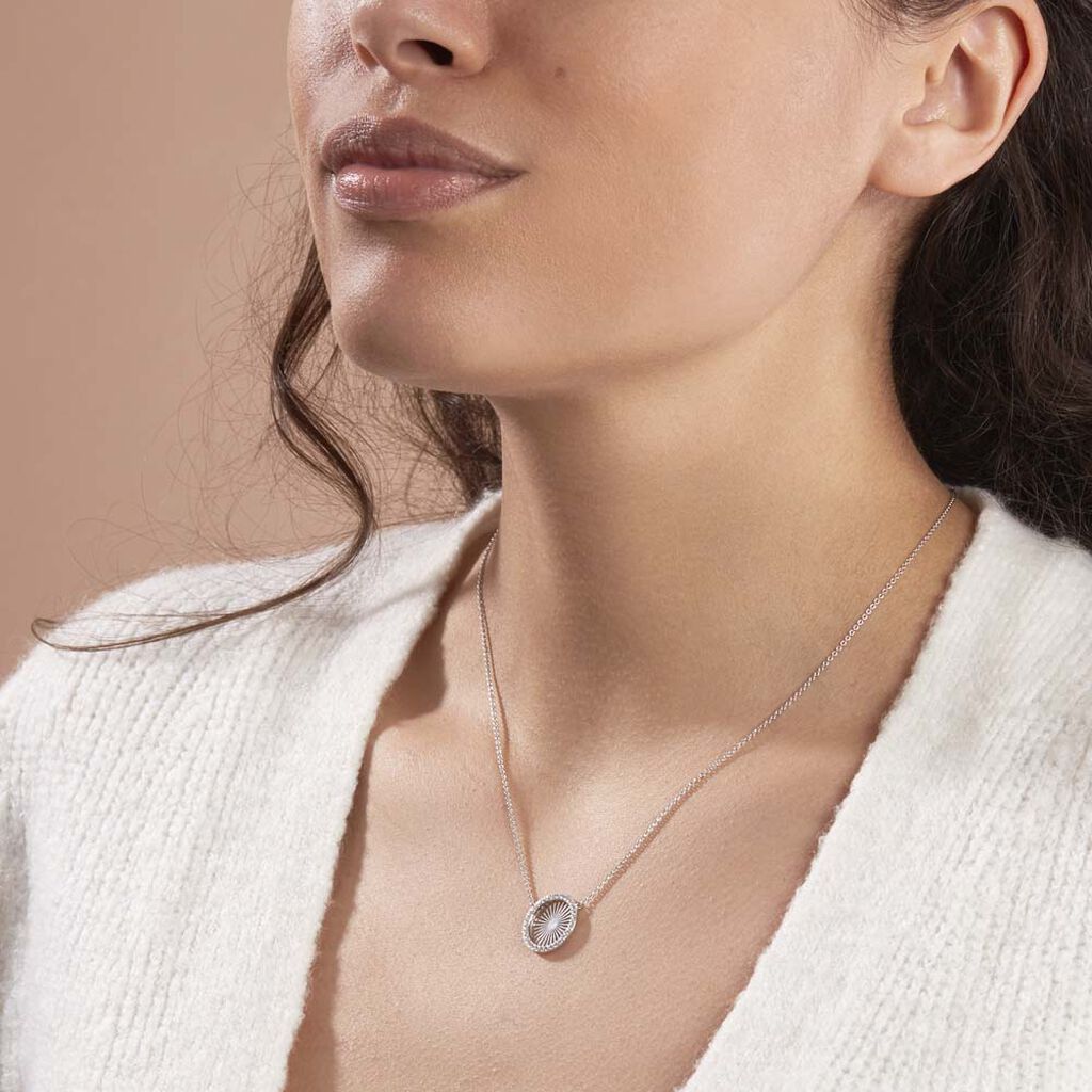 Collier Feliz Argent Blanc Oxyde De Zirconium - Colliers fantaisie Femme | Histoire d’Or