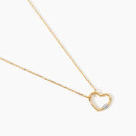 Collier Hortensia Or Jaune Diamant - F&ecirc;te des m&egrave;res Femme | Histoire d&rsquo;Or