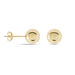 Boucles D'oreilles Puces Valdenar Plaque Or Jaune - Boucles d'oreilles fantaisie Femme | Histoire d’Or