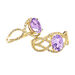 Bague Tina Or Jaune Amethyste Et Oxyde De Zirconium - Bagues solitaires Femme | Histoire d’Or
