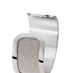 Bracelet Jonc Acier Blanc - Bracelets Femme | Histoire d&rsquo;Or