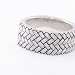 Bague Argent Blanc - Bagues Homme | Histoire d&rsquo;Or