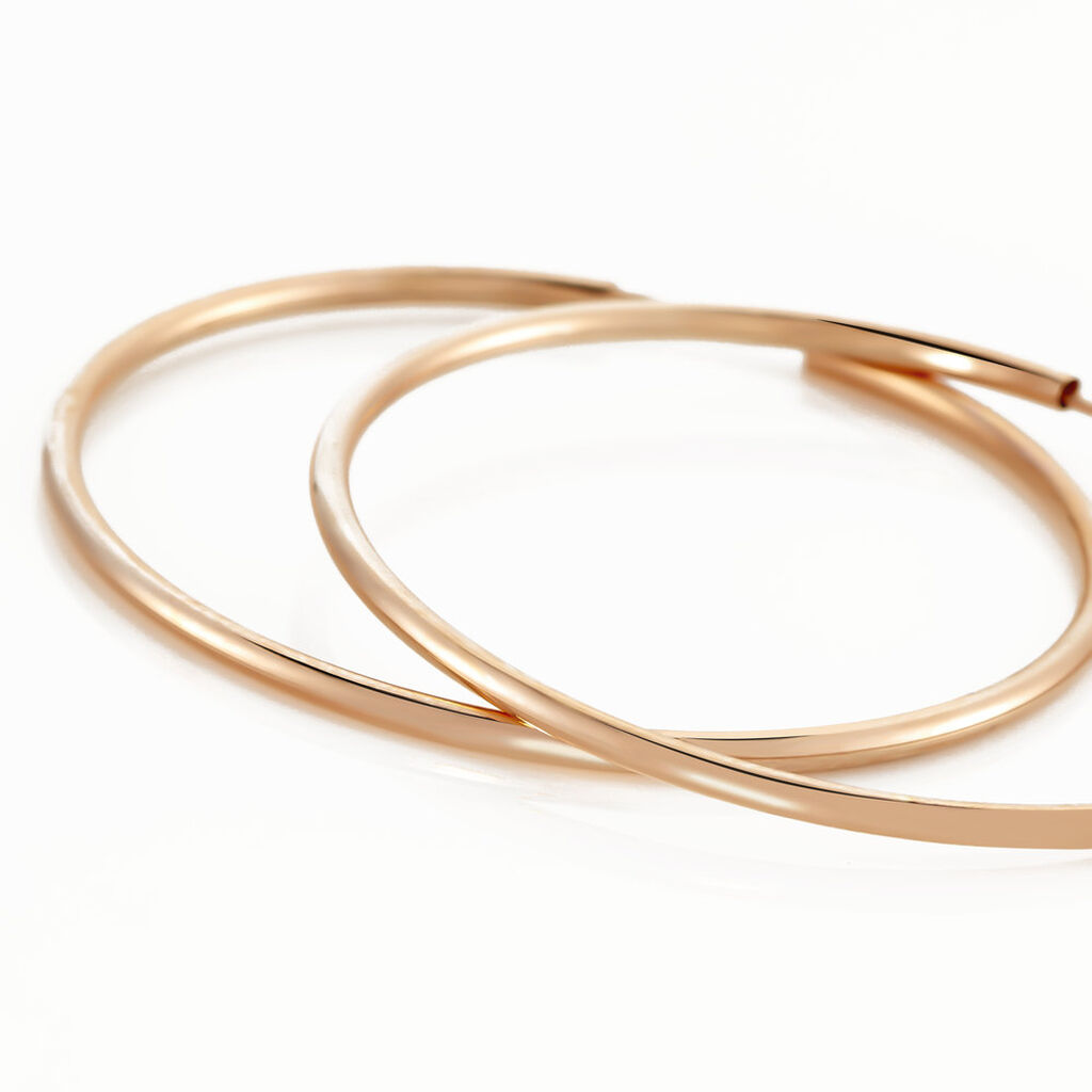 Créoles Valencina Or Rose - Boucles d'oreilles créoles Femme | Histoire d’Or