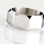 Bague Acier Gris Vasso - Bagues fantaisie Femme | Histoire d&rsquo;Or