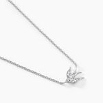 Collier Marilla Argent Blanc Oxyde De Zirconium - Colliers fantaisie Femme | Histoire d&rsquo;Or