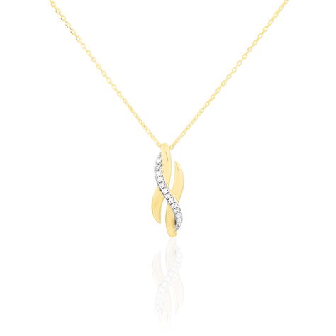 Collier Ester Or Jaune Diamant - Colliers Femme | Histoire d&rsquo;Or