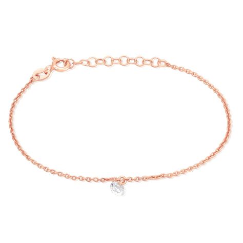 Bracelet Constantin Argent Rose Oxyde De Zirconium - Bracelets Femme | Histoire d’Or