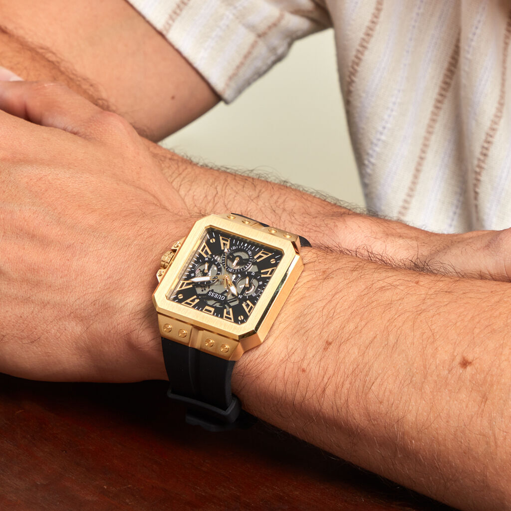 Montre Guess Leo Noir - Montres Homme | Histoire d’Or