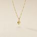 Pendentif Eudocie Coeur Mat Et Brillant Or Jaune - Pendentifs Famille | Histoire d’Or