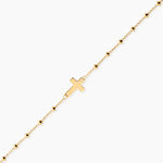 Bracelet Evelina Maille Boule Or Jaune - Bracelets Communion Enfant | Histoire d&rsquo;Or