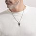 Collier Acier Blanc Stans Oxydes De Zirconium - Colliers fantaisie Homme | Histoire d’Or