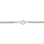 Bracelet Izel Maille Anglaise Or Blanc - Bracelets cha&icirc;ne Femme | Histoire d&rsquo;Or