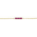 Bracelet Plaqué Or Linnert Spinelles - Bracelets fantaisie Femme | Histoire d’Or