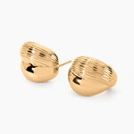 Cr&eacute;oles Amae Plaque Or Jaune - Boucles d'oreilles cr&eacute;oles Femme | Histoire d&rsquo;Or