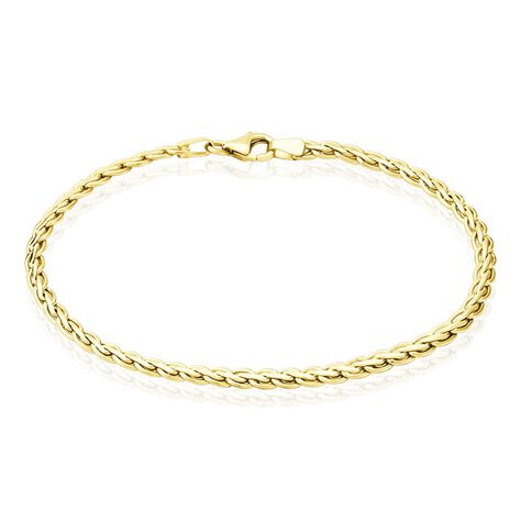 Bracelet Jayna Maille Palmier Or Jaune - Bracelets chaîne Femme | Histoire d’Or
