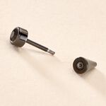 Boucle D'oreille Puce Unitaire Adam Plaqu&eacute; Or Jaune Oxyde De Zirconium - Boucles d'oreilles fantaisie Homme | Histoire d&rsquo;Or