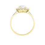 Bague Or Jaune Emilius  Oxyde De Zirconium - Bagues solitaires Femme | Histoire d&rsquo;Or