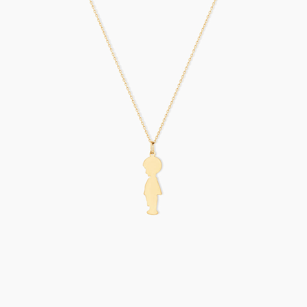 Pendentif Estrellita Garcon Or Jaune - Pendentifs Famille | Histoire d&rsquo;Or