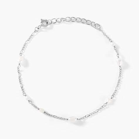 Bracelet Onassis Argent Blanc Perle De Culture - Bracelets Femme | Histoire d’Or