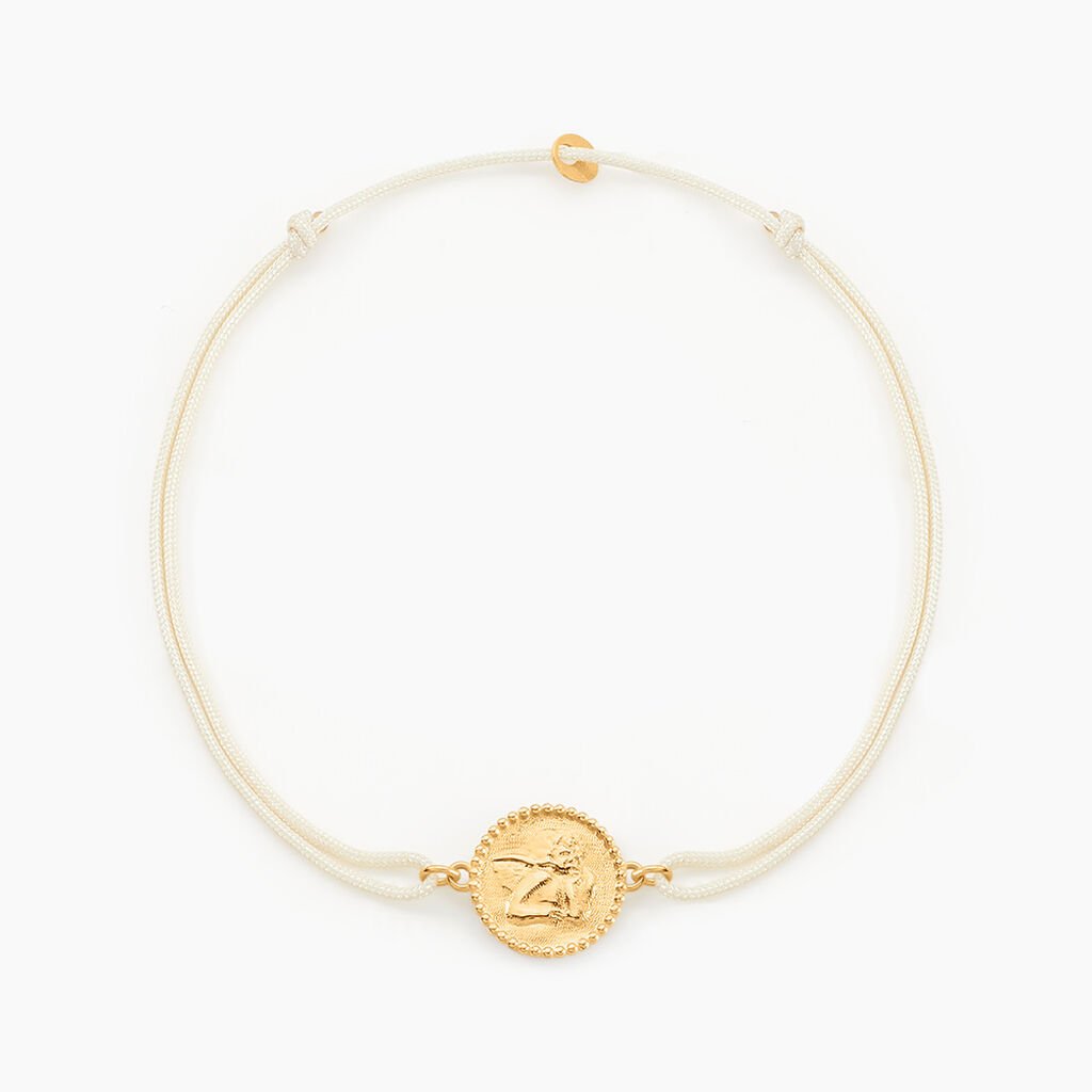 Bracelet Anchjo Or Jaune - Pendentifs Baptême Famille | Histoire d’Or