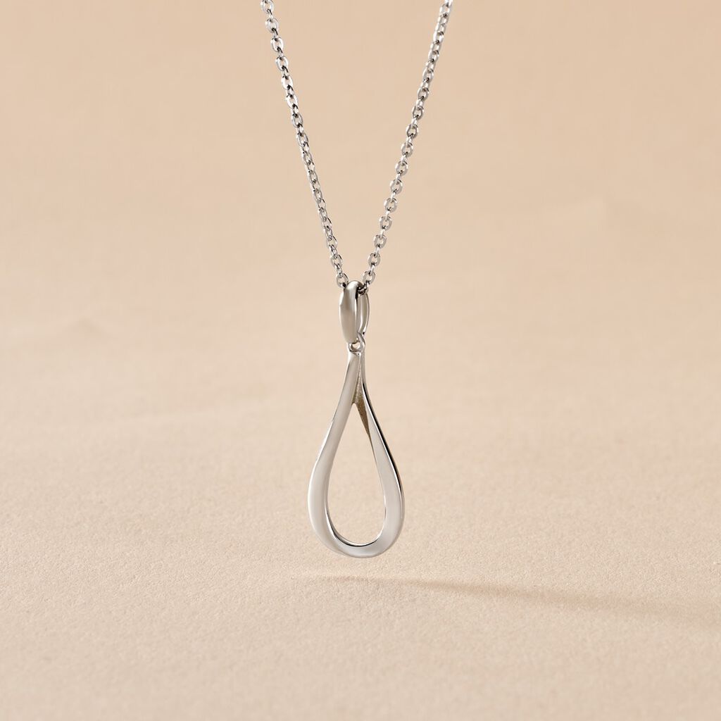 Collier Sila Argent Blanc - Colliers fantaisie Femme | Histoire d’Or