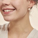 Boucles D'oreilles Adon Semi-baroques Or Jaune Perle De Culture - Boucles d'oreilles cr&eacute;oles Femme | Histoire d&rsquo;Or