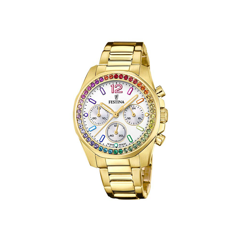 Montre Festina Boyfriend Blanc - Montres Femme | Histoire d&rsquo;Or