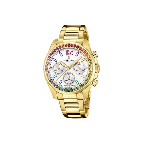 Montre Festina Boyfriend Blanc - Montres Femme | Histoire d&rsquo;Or