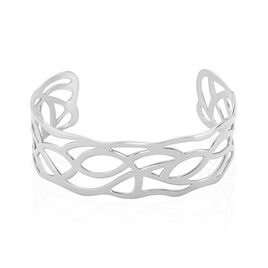 Bracelet Jonc Aelis Acier Blanc - Bracelets fantaisie Femme | Histoire d’Or