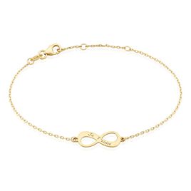 Bracelet Plaqué Or Jaune Sammie - Bijoux Infini Femme | Histoire d’Or