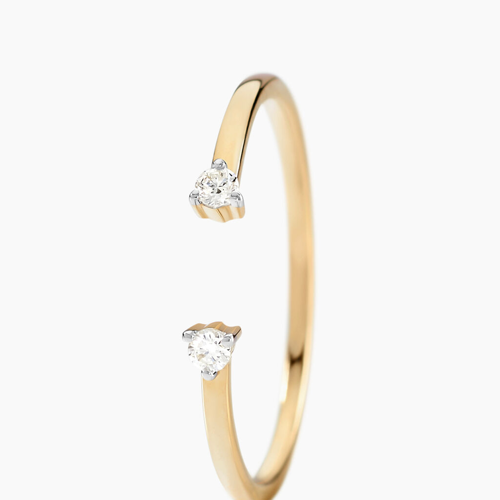 Alliance Les Inseparables Or Jaune Diamant - Alliances Femme | Histoire d’Or