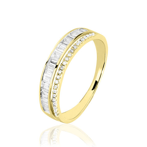 Bague Constance Or Jaune Diamant - Bagues avec pierre Femme | Histoire d’Or