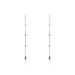 Boucles D'oreilles Pendantes Elea Argent Blanc - Boucles d'oreilles fantaisie Femme | Histoire d’Or